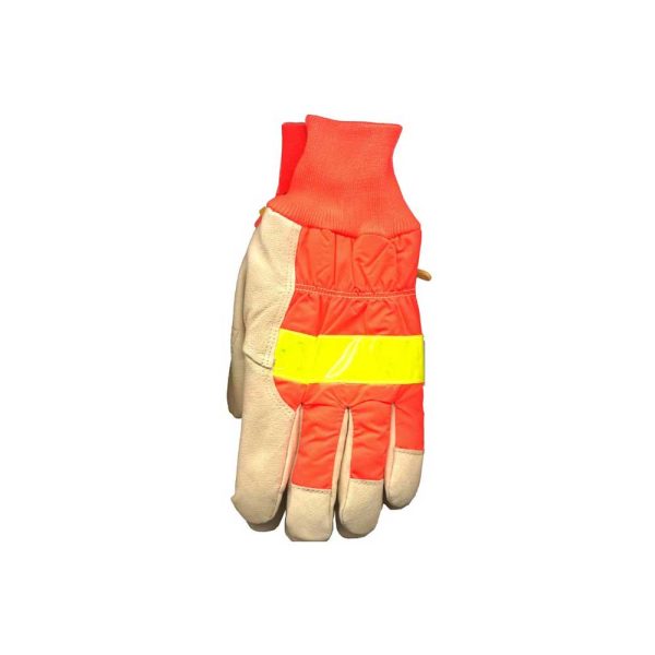 Kinco High Visibility Waterproof Pigskin Gloves, Size Large